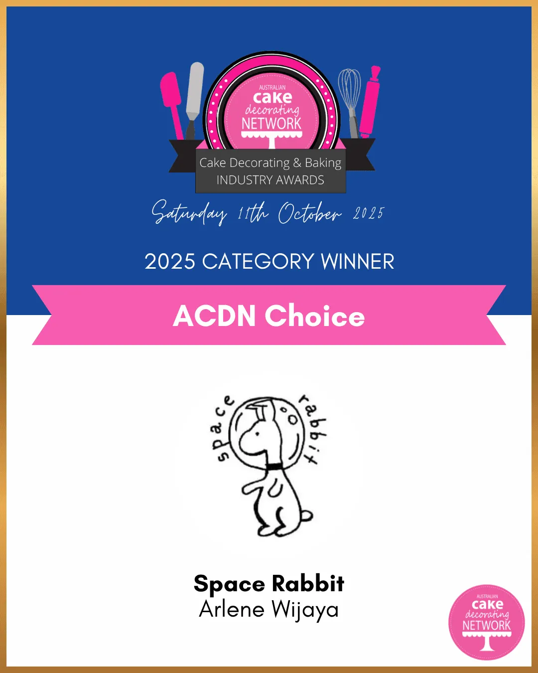 2025 ACDN Awards ACDN Choice category winner card