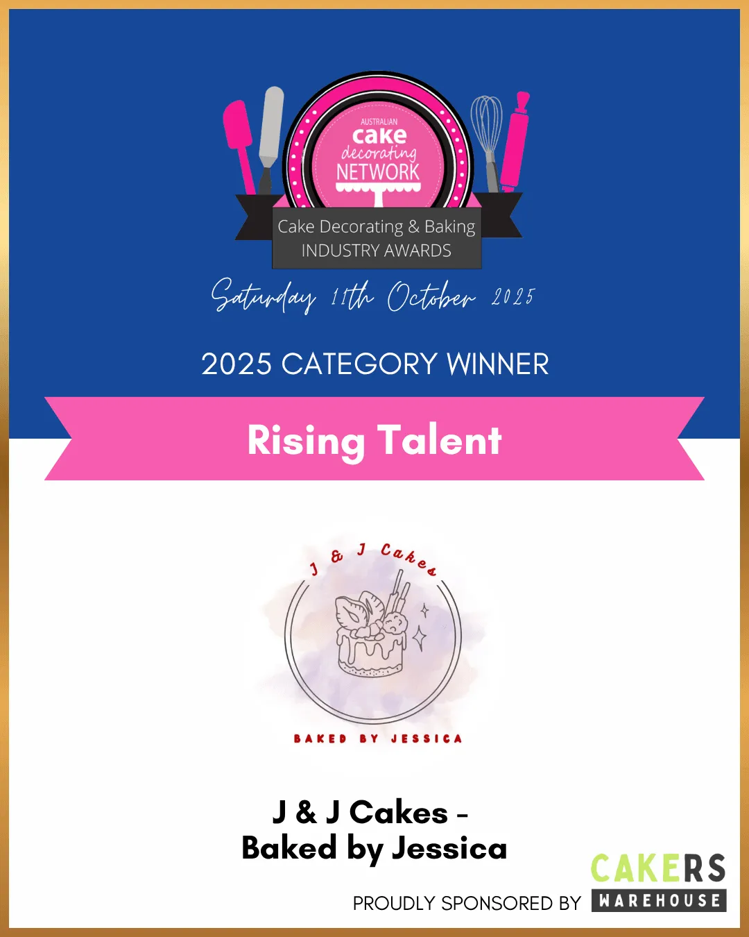 2025 ACDN Awards Rising Talent category winner card