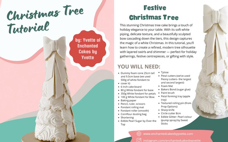 Christmas Tree Tutorial - opener spread