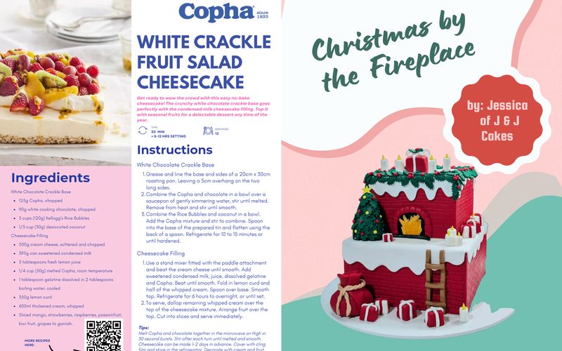 Christmas by the Fireplace Tutorial - opener spread