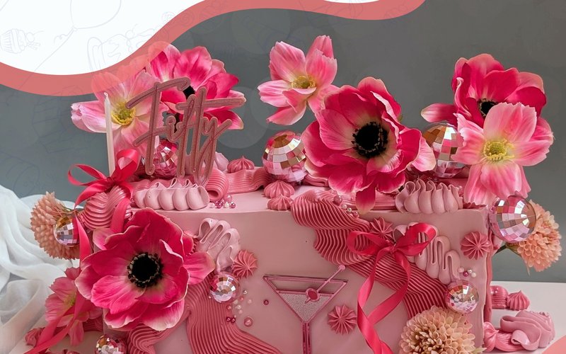 'Fifty' Celebration Cake - opener spread